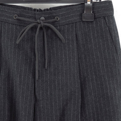 【THE RERACS/ザ・リラクス】<br>RERACS 2/54 COLLEGE FLANNEL THE EASY SLACKS WIDE (STRIPE) <br>25FW-REPT-262-2-J
