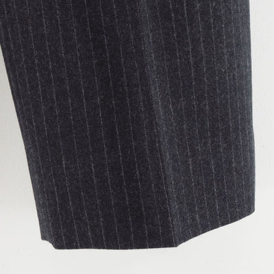 【THE RERACS/ザ・リラクス】<br>RERACS 2/54 COLLEGE FLANNEL THE EASY SLACKS WIDE (STRIPE) <br>25FW-REPT-262-2-J