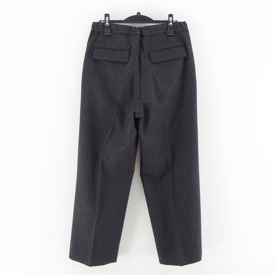 【THE RERACS/ザ・リラクス】<br>RERACS 2/54 COLLEGE FLANNEL THE EASY SLACKS WIDE (STRIPE) <br>25FW-REPT-262-2-J