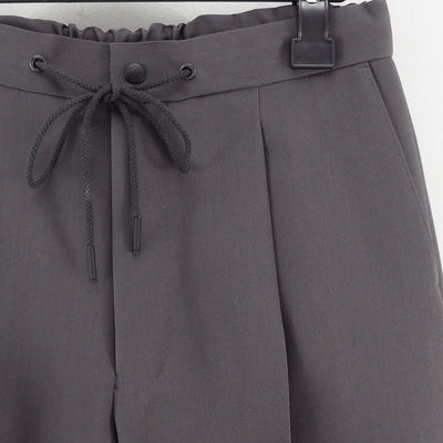 【THE RERACS/ザ・リラクス】<br>RERACS SUPER TWILL S+S THE EASY SLACKS WIDE (GUNMETAL GRAY) <br>25FW-REPT-262-J