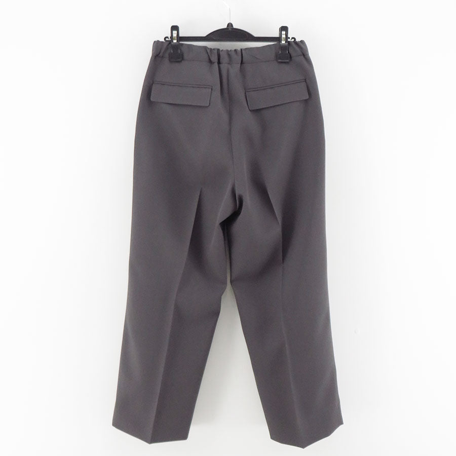 【THE RERACS/ザ・リラクス】<br>RERACS SUPER TWILL S+S THE EASY SLACKS WIDE (GUNMETAL GRAY) <br>25FW-REPT-262-J