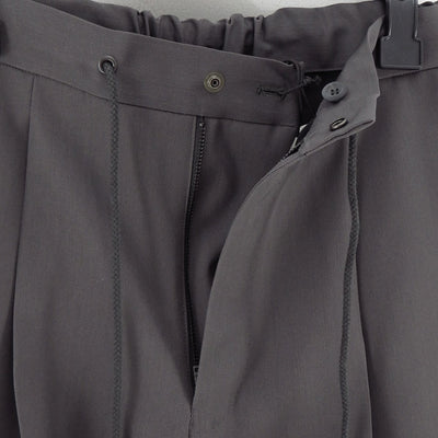 【THE RERACS/ザ・リラクス】<br>RERACS SUPER TWILL S+S THE EASY SLACKS WIDE (GUNMETAL GRAY) <br>25FW-REPT-262-J