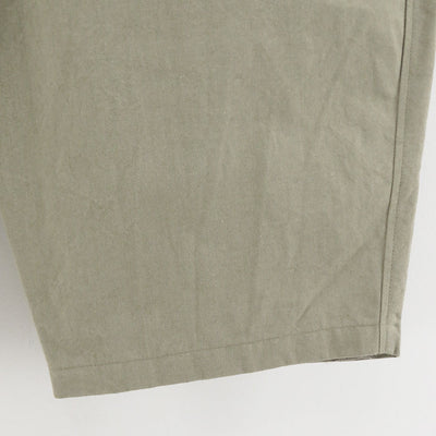【THE RERACS/ザ・リラクス】<br>RERACS ROYAL BUFF CLOTH WIDE BALLEL PANTS (GREGE) <br>25FW-REPT-287-2-J