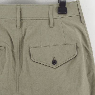 【THE RERACS/ザ・リラクス】<br>RERACS ROYAL BUFF CLOTH WIDE BALLEL PANTS (GREGE) <br>25FW-REPT-287-2-J