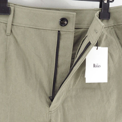 【THE RERACS/ザ・リラクス】<br>RERACS ROYAL BUFF CLOTH WIDE BALLEL PANTS (GREGE) <br>25FW-REPT-287-2-J