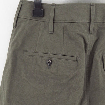 【THE RERACS/ザ・リラクス】<br>RERACS ROYAL BUFF CLOTH WIDE BALLEL PANTS (GREGE) <br>25FW-REPT-287-2-J