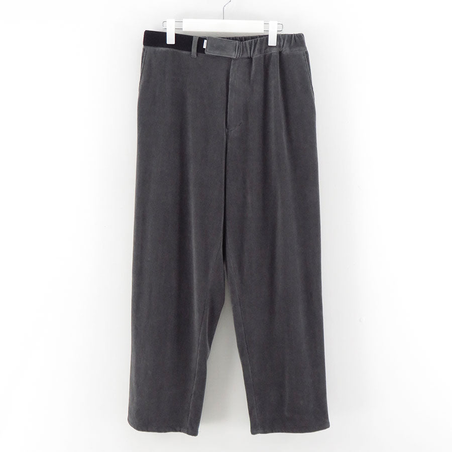 【Graphpaper/グラフペーパー】<br>Soft Knit Corduroy Wide Tapered Chef Pants <br>GM253-40212B