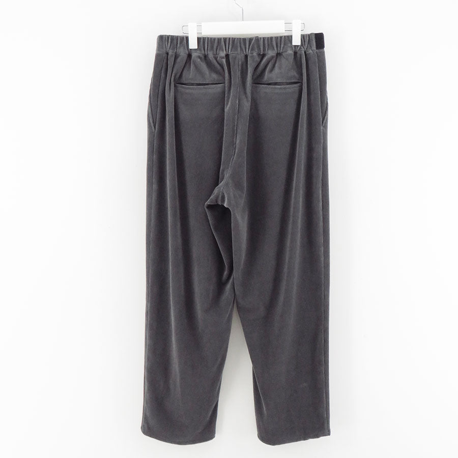 【Graphpaper/グラフペーパー】<br>Soft Knit Corduroy Wide Tapered Chef Pants <br>GM253-40212B