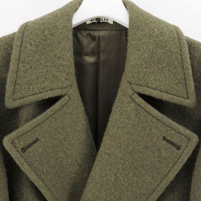 【AURALEE/オーラリー】<br>BRUSHED ALPACA WOOL MELTON TRENCH COAT <br>A23AC01AS