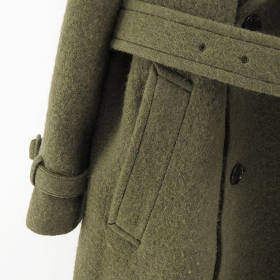 【AURALEE/オーラリー】<br>BRUSHED ALPACA WOOL MELTON TRENCH COAT <br>A23AC01AS