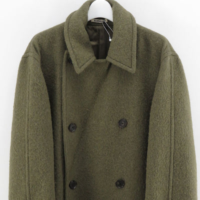 【AURALEE/オーラリー】<br>BRUSHED ALPACA WOOL MELTON TRENCH COAT <br>A23AC01AS