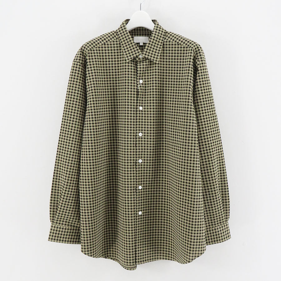 【KANEMASA PHIL./カネマサフィル】<br>46G Atmosphere Gingham Check Shirt <br>KM24A-027