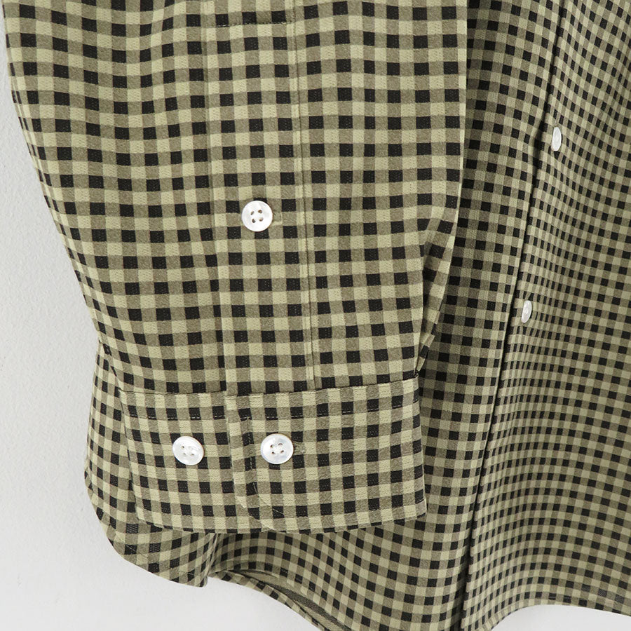 【KANEMASA PHIL./カネマサフィル】<br>46G Atmosphere Gingham Check Shirt <br>KM24A-027