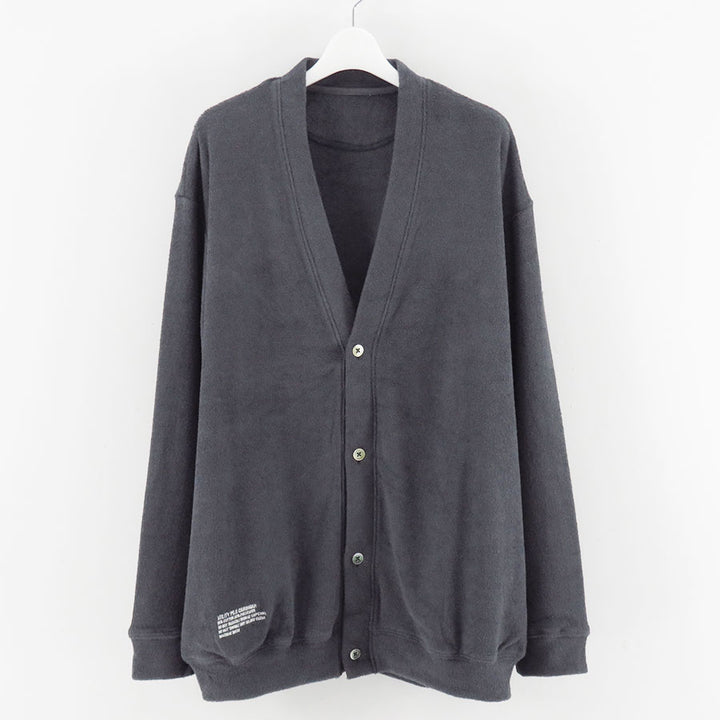 フレッシュサービス UTILITY PILE CARDIGAN SETUP クロ ReFresh