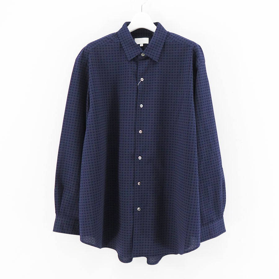 【KANEMASA PHIL./カネマサフィル】<br>46G Atmosphere Gingham Check Shirt <br>KM24A-027