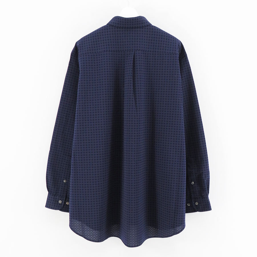 【KANEMASA PHIL./カネマサフィル】<br>46G Atmosphere Gingham Check Shirt <br>KM24A-027