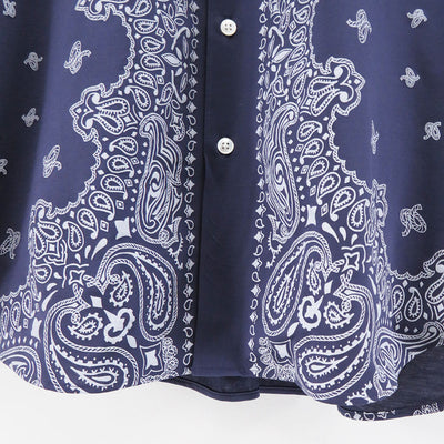 【KANEMASA PHIL./カネマサフィル】<br>46G Atmosphere PHIL. Bandana Print Shirt <br>KM24A-029