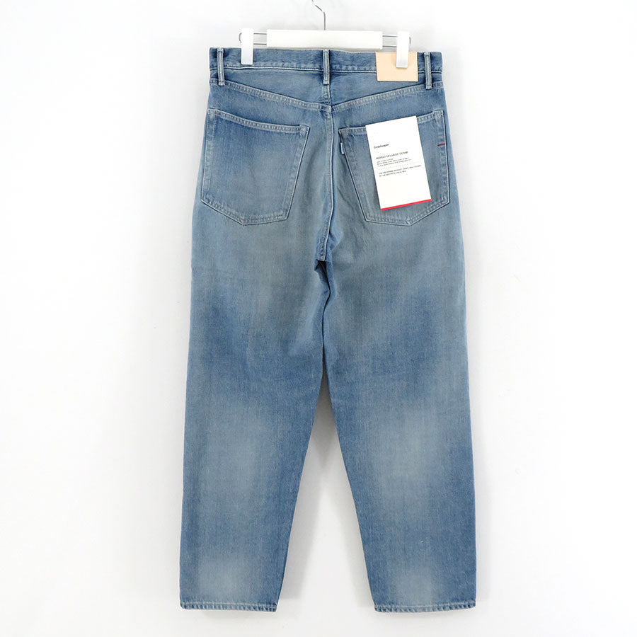 【Graphpaper/グラフペーパー】<br>Selvage Denim Five Pocket Tapered Pants (LIGHT FADE) <br>GU243-40183LB