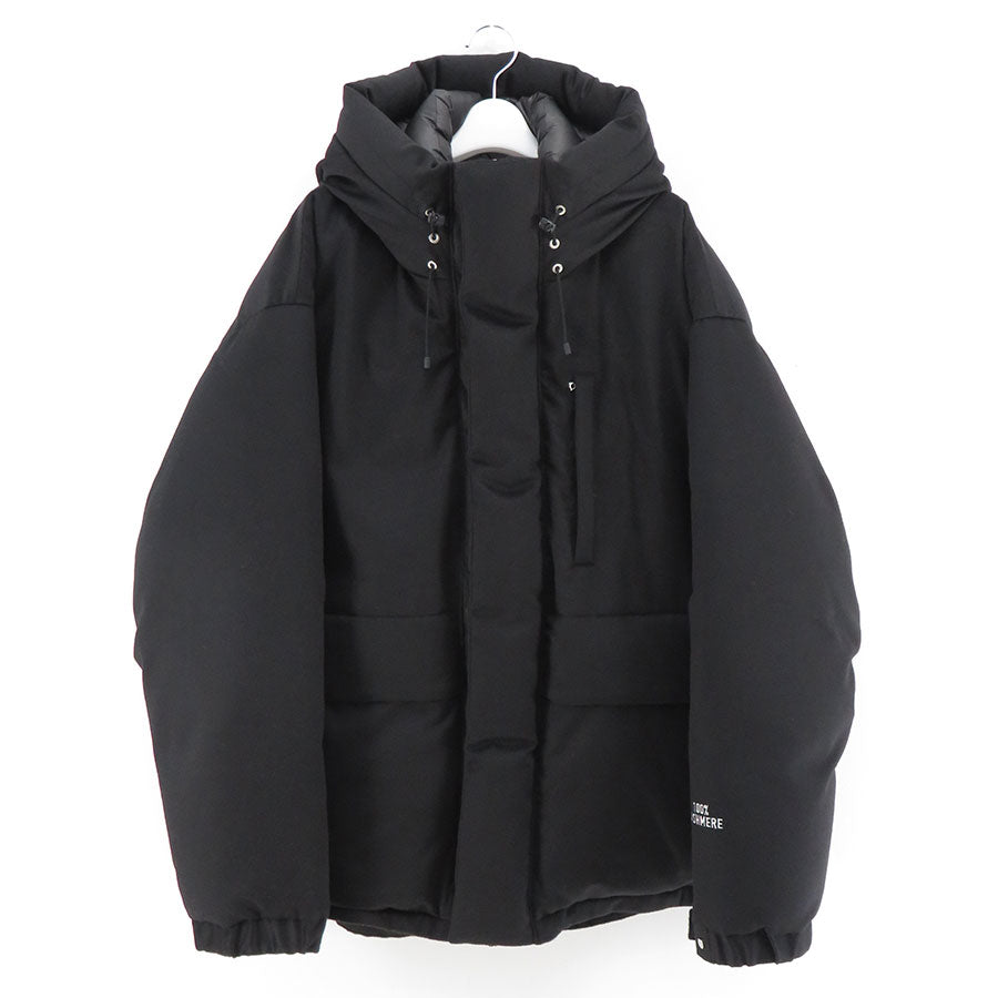 【MARKAWARE/マーカウェア】<br>CASHMERE DOWN JACKET (BLACK) <br>A23C-19BL01C