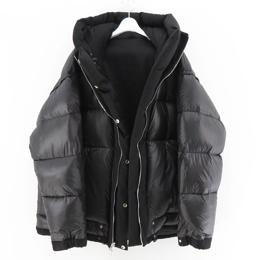 【MARKAWARE/マーカウェア】<br>CASHMERE DOWN JACKET (BLACK) <br>A23C-19BL01C