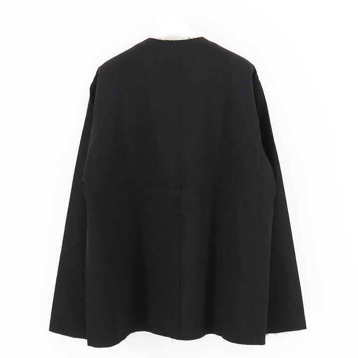 KHOKI/コッキ】No-collar wool gabardine jacket 26fw-jk-10の通販