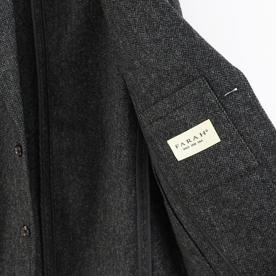 【FARAH/ファーラー】<br>ウールツイード 2B Casual Jacket <br>FR0302-M1001
