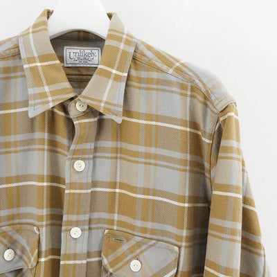 【Unlikely/アンライクリー】<br>Unlikely Elbow Patch Flannel Work Shirts <br>U23F-11-0002