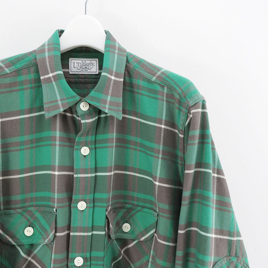 unlikely Elbow Patch Flannel Work Shirts