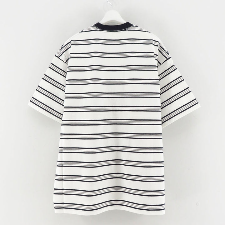 Fresh Service MULTI BORDER S/S TEE [WHITE] - Fresh Service