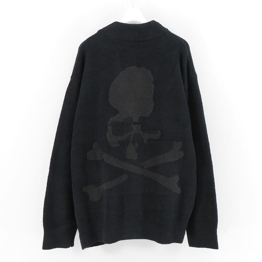 【MASTERMIND WORLD/マスターマインドワールド】<br>LOUNGE CARDIGAN <br/>MW24S13-BL056