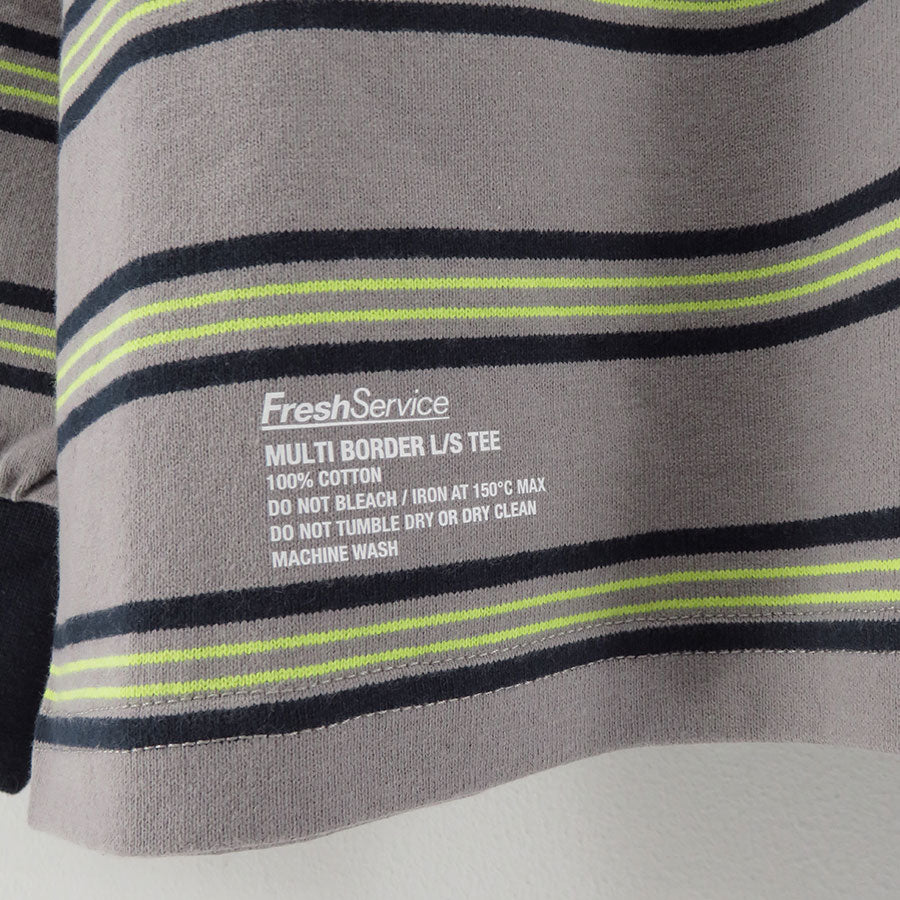 FreshService/フレッシュサービス】MULTI BORDER L/S TEE FSC251 FreshService/フレッシュサービス】MULTI BORDER L/S TEE FSC251