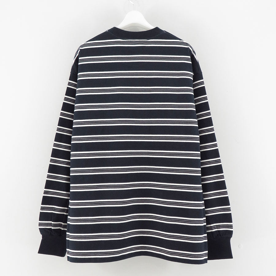 FreshService 23ss MULTI BORDER L/S TEE style.2023.5.28