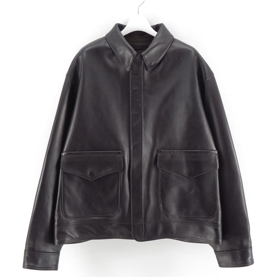 【A.PRESSE/アプレッセ】<br>Leather Type A-2 Flight Jacket <br>25AAP-01-12