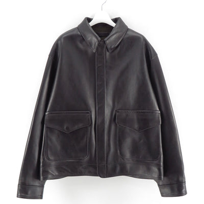 【A.PRESSE/アプレッセ】<br>Leather Type A-2 Flight Jacket <br>25AAP-01-12