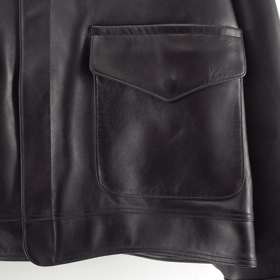 【A.PRESSE/アプレッセ】<br>Leather Type A-2 Flight Jacket <br>25AAP-01-12