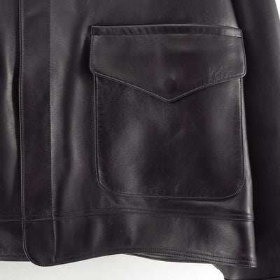 【A.PRESSE/アプレッセ】<br>Leather Type A-2 Flight Jacket <br>25AAP-01-12