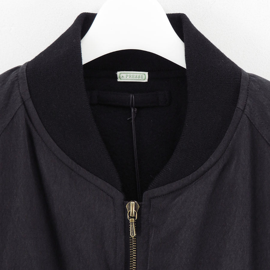 【A.PRESSE/アプレッセ】<br>Silk Padding Jacket <br>25AAP-01-29