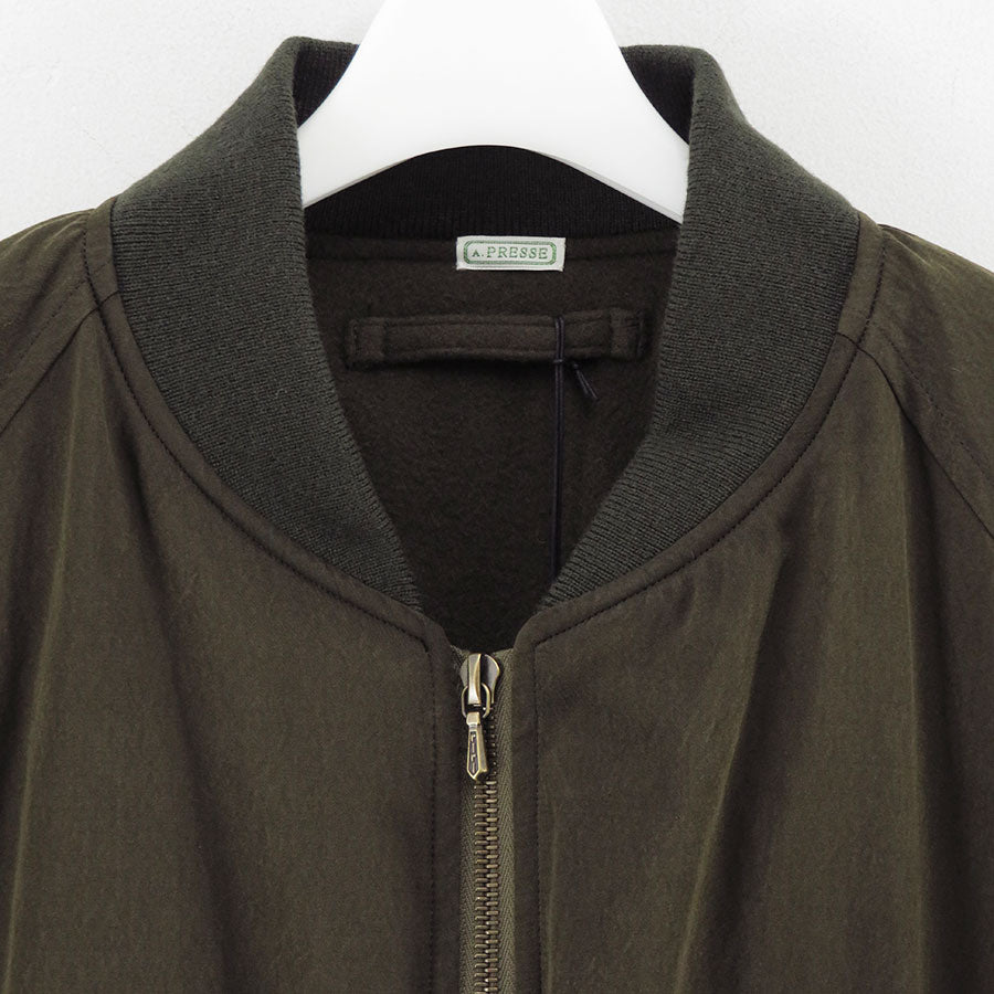 【A.PRESSE/アプレッセ】<br>Silk Padding Jacket <br>25AAP-01-29