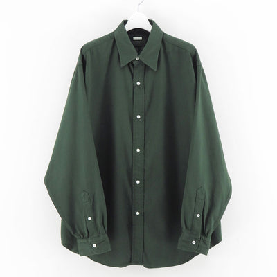 【A.PRESSE/アプレッセ】<br>Double Weave Twill Regular Collar Shirt <br>25AAP-02-10