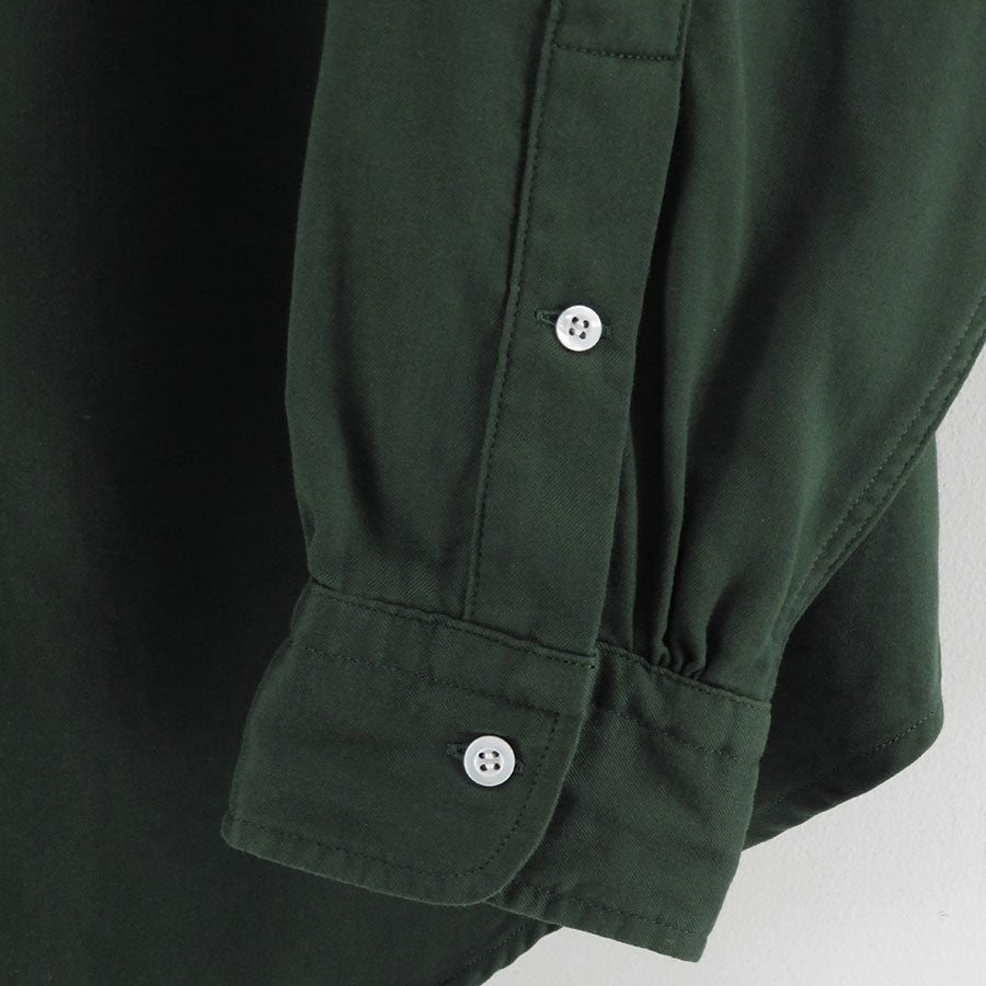 【A.PRESSE/アプレッセ】<br>Double Weave Twill Regular Collar Shirt <br>25AAP-02-10