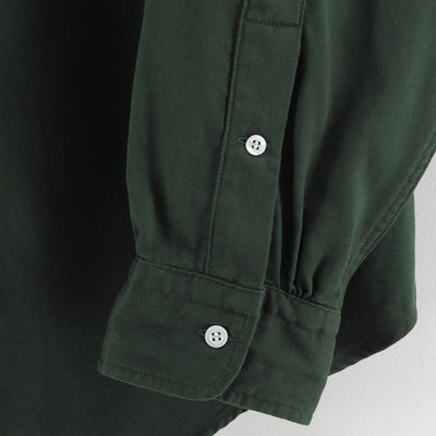 【A.PRESSE/アプレッセ】<br>Double Weave Twill Regular Collar Shirt <br>25AAP-02-10