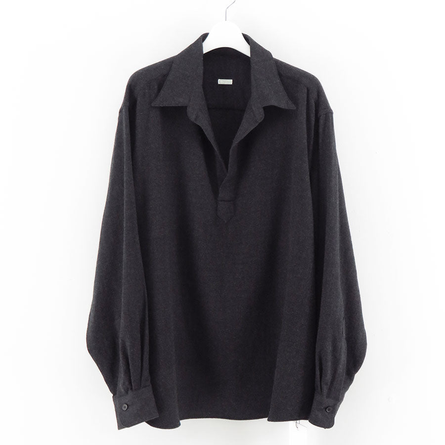 【A.PRESSE/アプレッセ】<br>Wool Skipper Shirt <br>25AAP-02-11