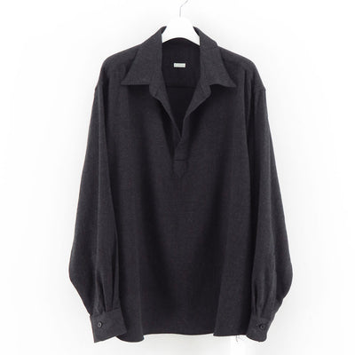 【A.PRESSE/アプレッセ】<br>Wool Skipper Shirt <br>25AAP-02-11