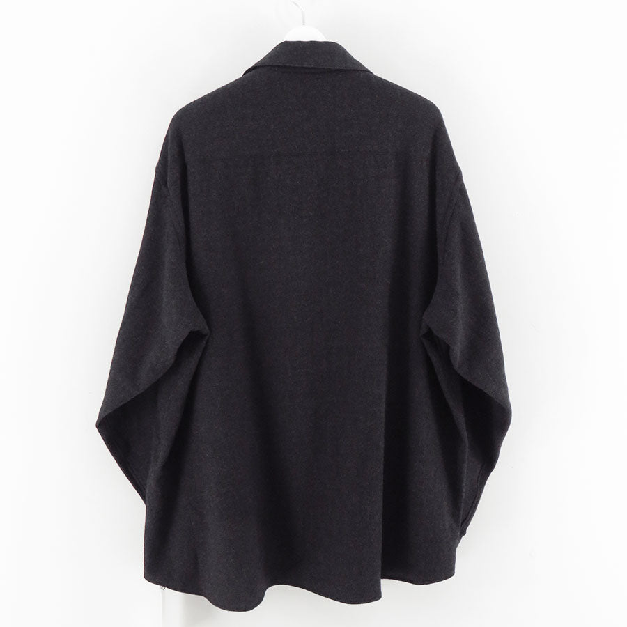 【A.PRESSE/アプレッセ】<br>Wool Skipper Shirt <br>25AAP-02-11