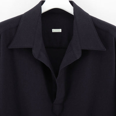 【A.PRESSE/アプレッセ】<br>Wool Skipper Shirt <br>25AAP-02-11