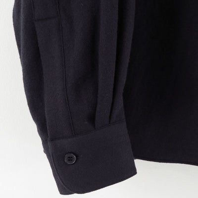 【A.PRESSE/アプレッセ】<br>Wool Skipper Shirt <br>25AAP-02-11