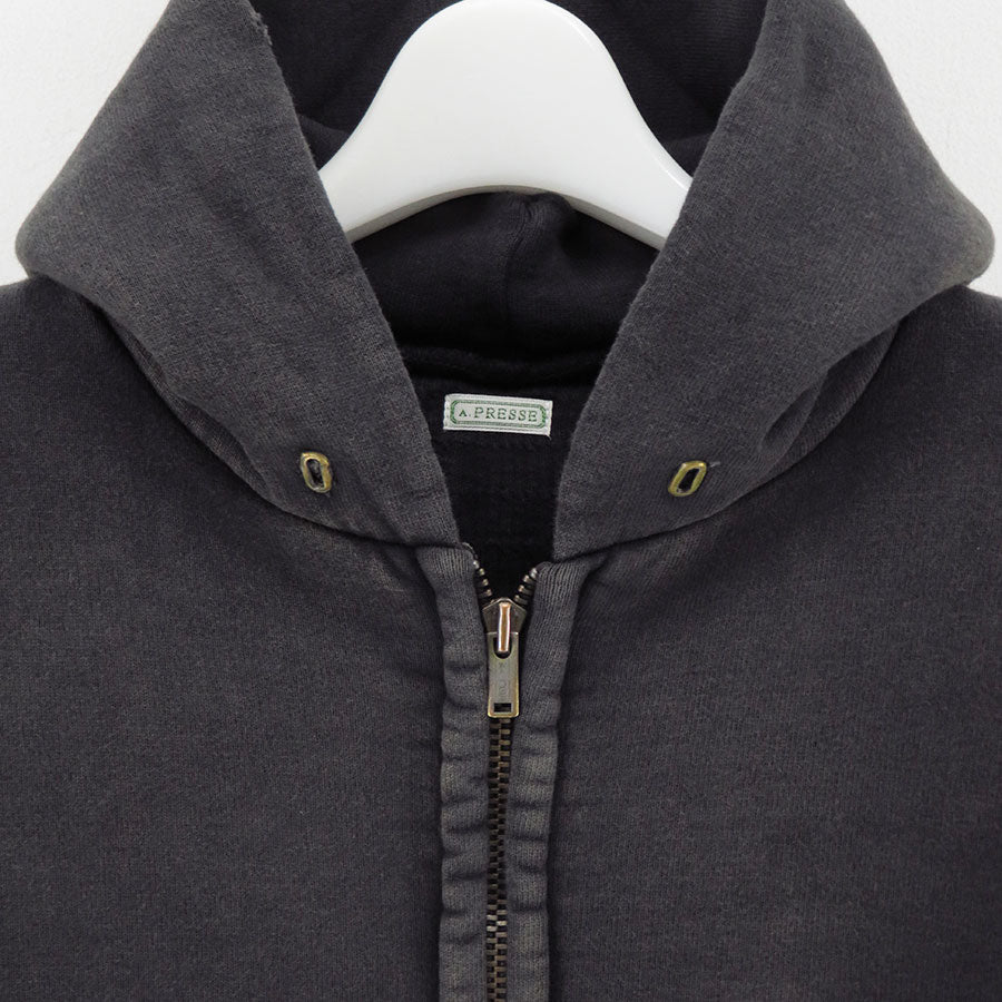 【A.PRESSE/アプレッセ】<br>Vintage Zip Sweat Hoodie <br>25AAP-05-12