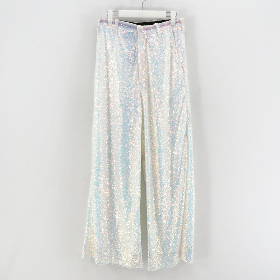 【M A S U/エムエーエスユー】<br>SEQUINS EASY PANTS <br>MPFW-PT2324