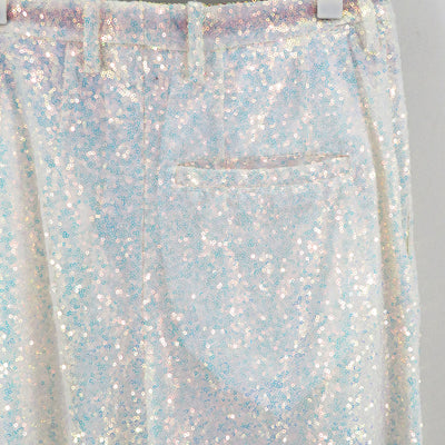 【M A S U/エムエーエスユー】<br>SEQUINS EASY PANTS <br>MPFW-PT2324