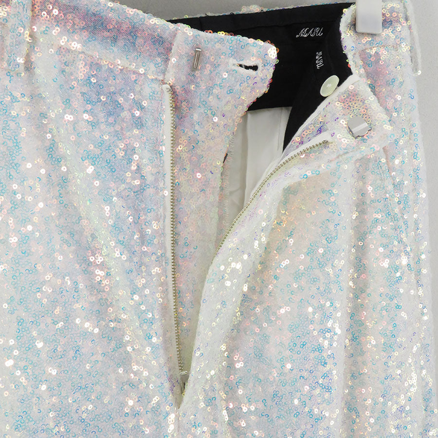 MASU 24AW SEQUINS EASY PANTS スパンコール　パンツ MASU(エムエーエスユー)のSEQUINS EASY PANTSの通販｜PALETTE